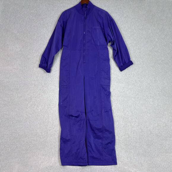 Free People Movement Purple Ashani Utility Cargo Coverall Jumpsuit Size Small - Picture 1 of 13